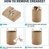 Woven Cotton Rope Storage Basket with Handles