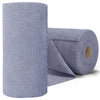 Roll of gray reusable microfiber tear-off towel for kitchen cleaning