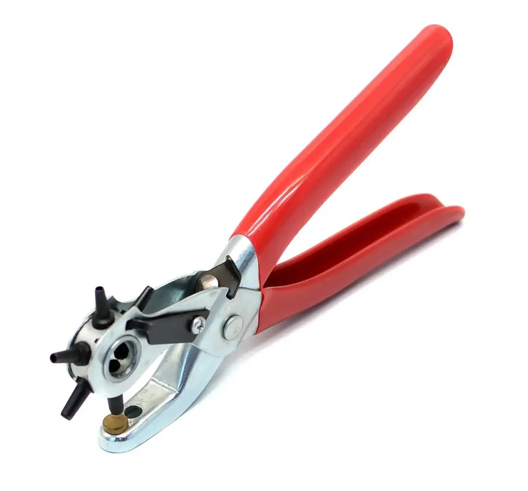 Heavy-Duty Leather Hole Punch with 6 Rotating Sizes