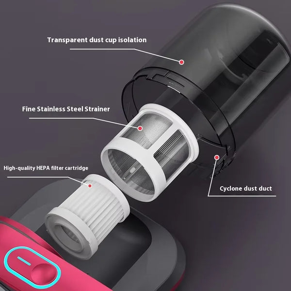 Cordless UV Mite Remover & Dust Vacuum