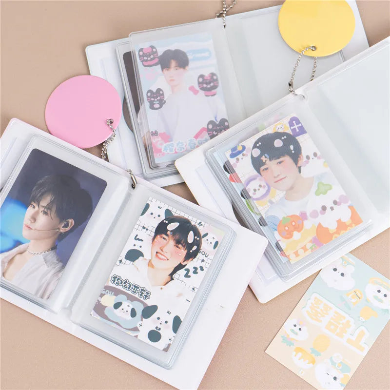 Heart-Shaped Mini Photo Album for K-pop Photocards