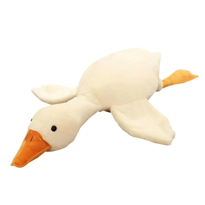 Soft Goose Plush Cuddle Pillow - Adorable Duck Stuffed Animal for Kids and Decor