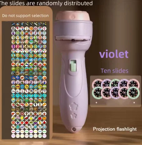 Cartoon Projection Flashlight for Kids
