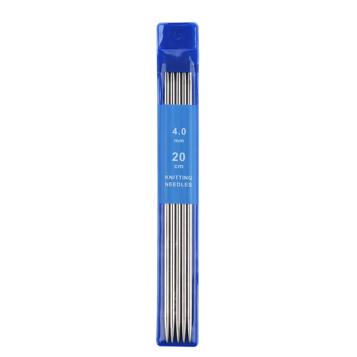 Stainless Steel Knitting Needle Set (20cm, 2–5mm)