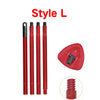 Red Style L replacement mop handle and base for O-Cedar/Vileda systems