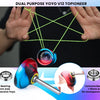 Pro Aluminum Alloy Dual-Function Yo-Yo with Finger Spin Design