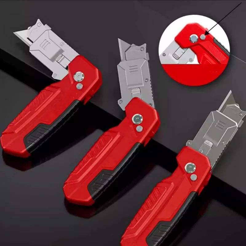 2-in-1 Folding Utility Knife and Glue Scraper