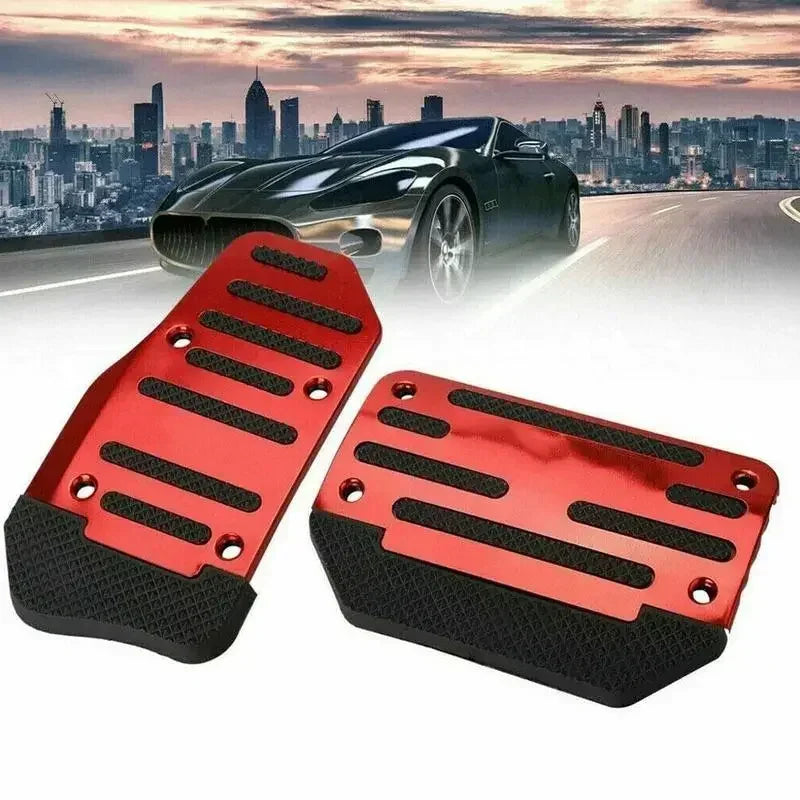 Non-Slip Aluminum Pedal Covers for Gas and Brake