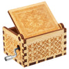 Wooden Hand-Crank Music Box - 'You Are My Sunshine' Engraved Keepsake Gift