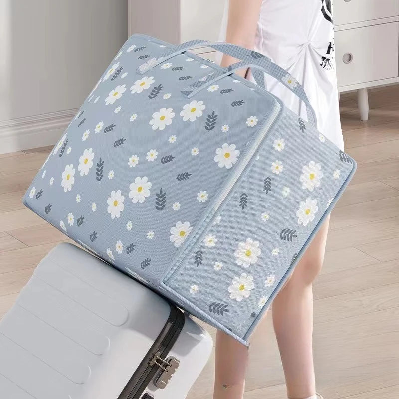 Large Foldable Blanket Storage Bags for Comforters and Bedding