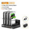 4-Bay USB 3.0 Hard Drive Docking Station for 2.5/3.5" SATA HDD & SSD