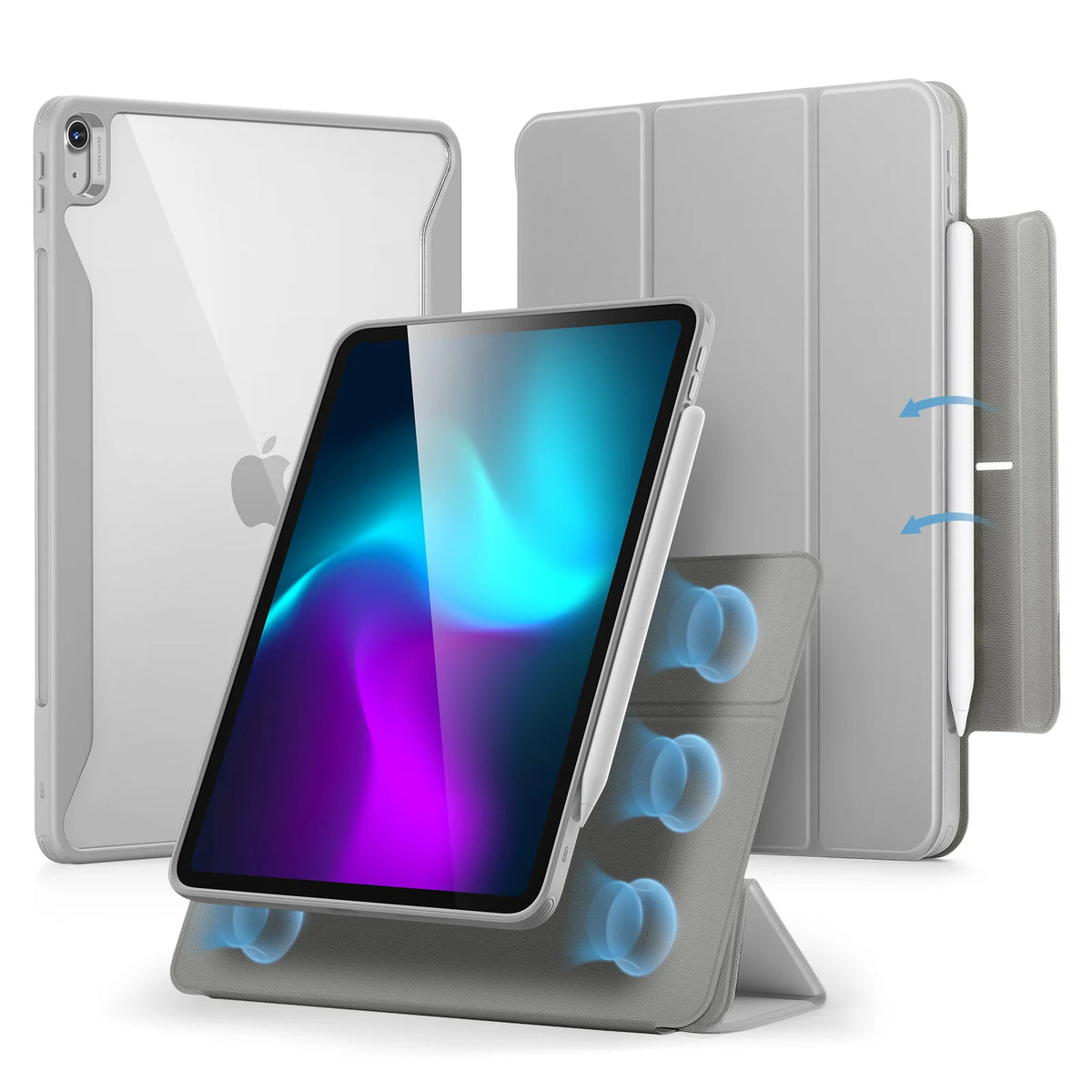 Magnetic Folio Case for iPad Air 11 Inch with Auto Wake/Sleep