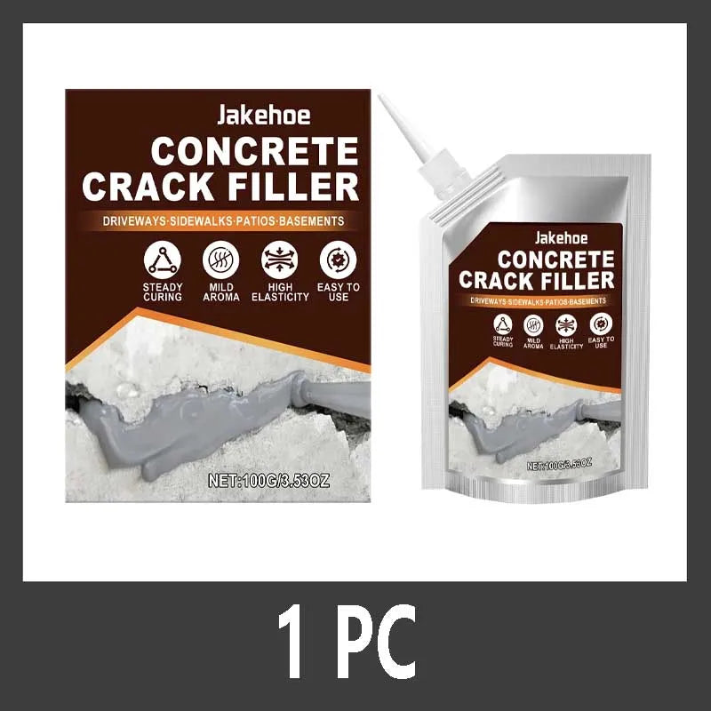 Self-Leveling Concrete Crack Filler & Waterproof Sealant