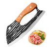 Wooden-Handle Stainless Steel Kitchen Cleaver