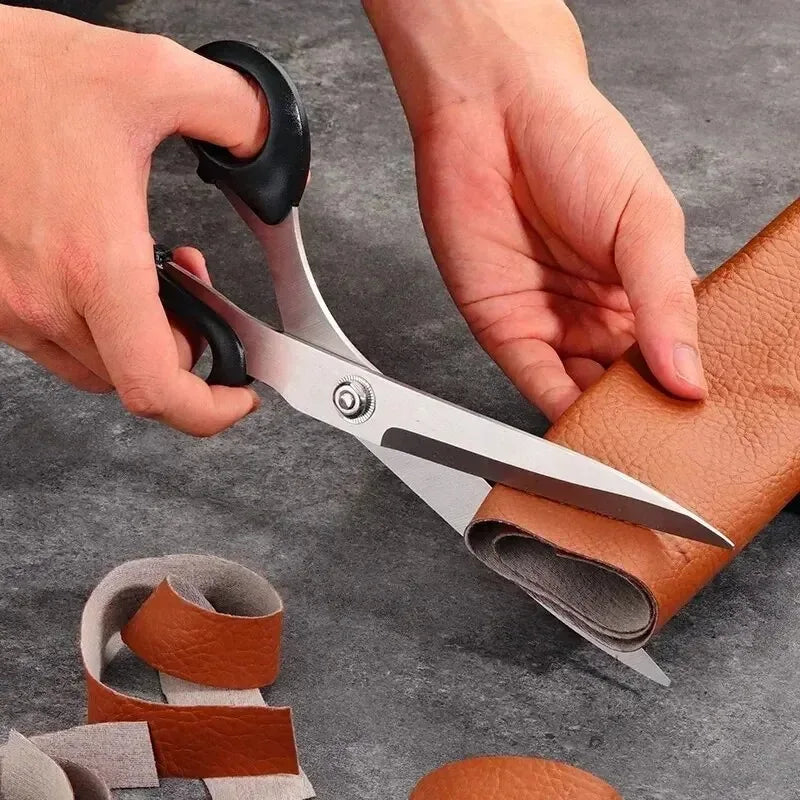 Professional Heavy-Duty Shears for Fabric, Leather & Sewing
