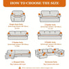 Floral Print Stretch Sofa Cover with Elastic Edge