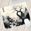 Large Non-Slip Mouse Pad with Night Moonlight Design