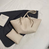 Soft PU Leather 2-in-1 Tote Bag Set for Women