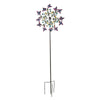 Colorful Butterfly Garden Wind Spinner with Metal Stake