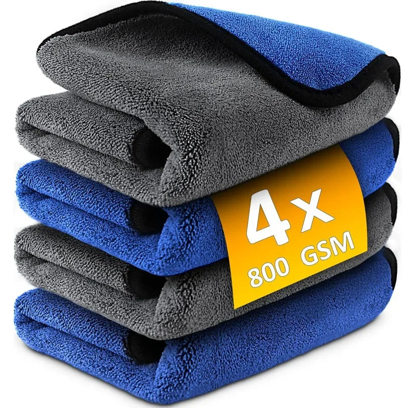 Microfiber Car Washing Towels – Quick-Drying, Lint-Free Cleaning Cloths