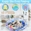 Ocean-Themed Inflatable Water Play Mat for Pets