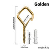 Square Snap Safety Hooks for Hanging and Organizing
