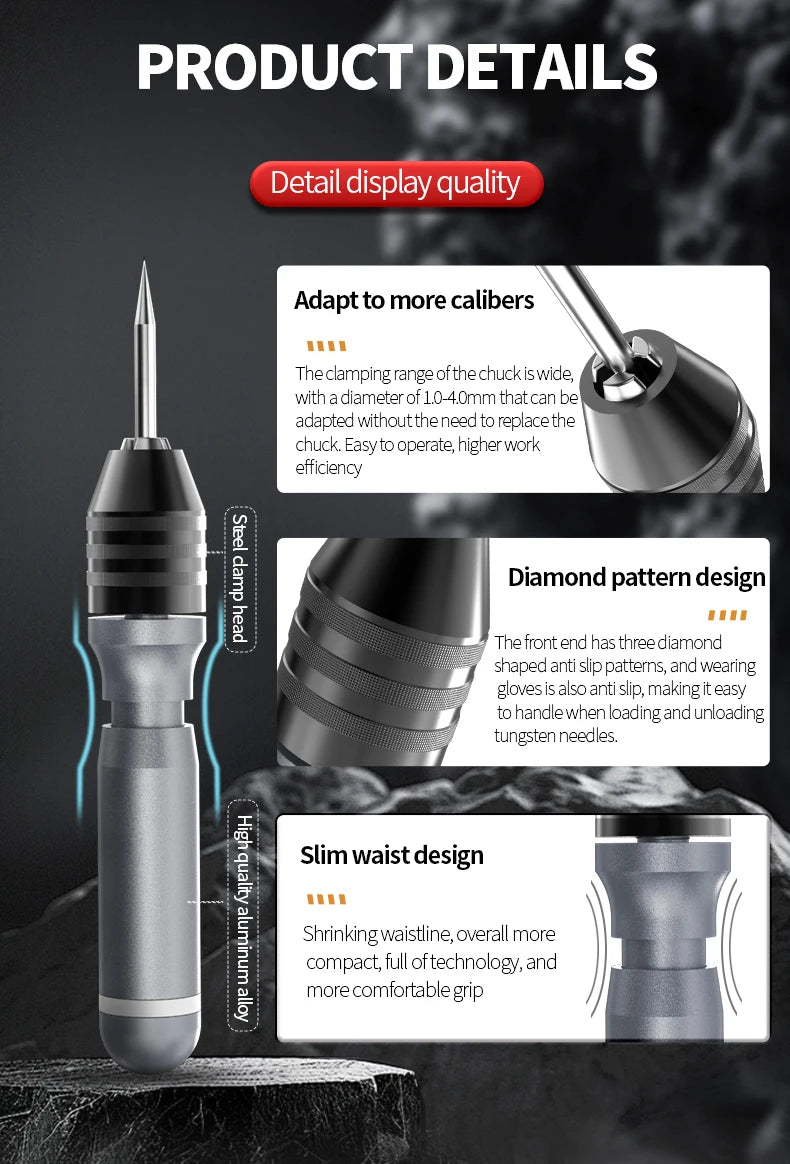 Tungsten Electrode Grinding Clamp for TIG Welding