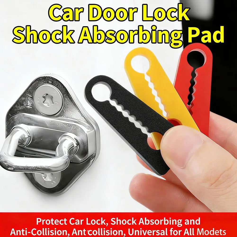 Silicone Car Door Lock Protectors – Noise Reduction & Anti-Collision Covers (Set of 4)