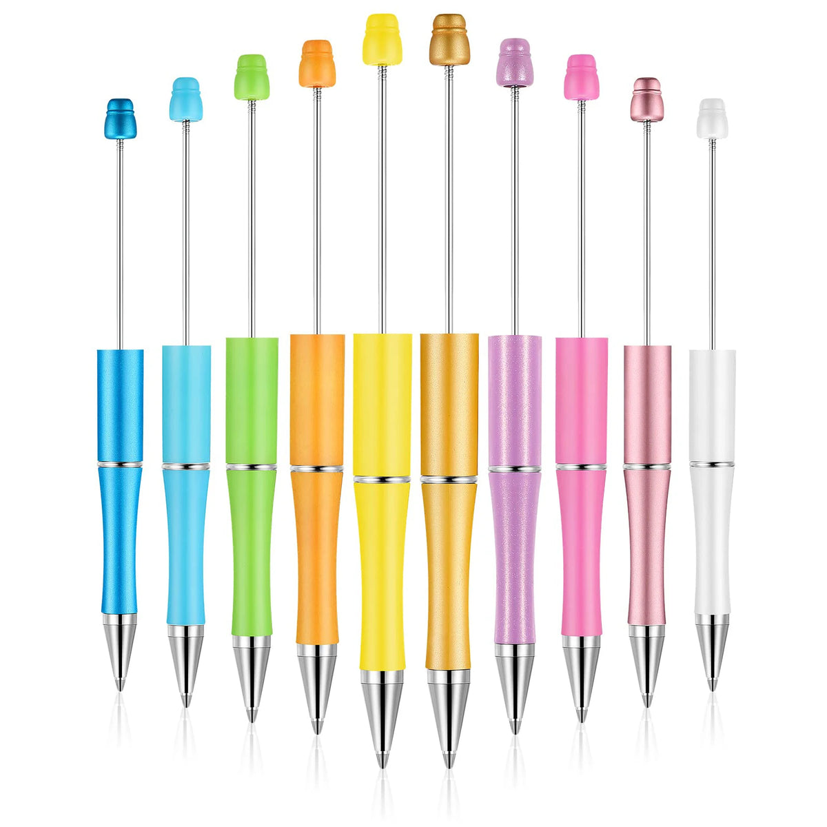 Creative Beaded Ballpoint Pens — DIY Printable Set