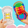 Shoelace Tying Practice Board for Kids – Learn to Tie Laces