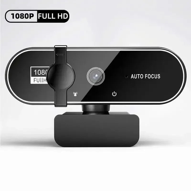 4K Auto-Focus Webcam with Built-in Microphone