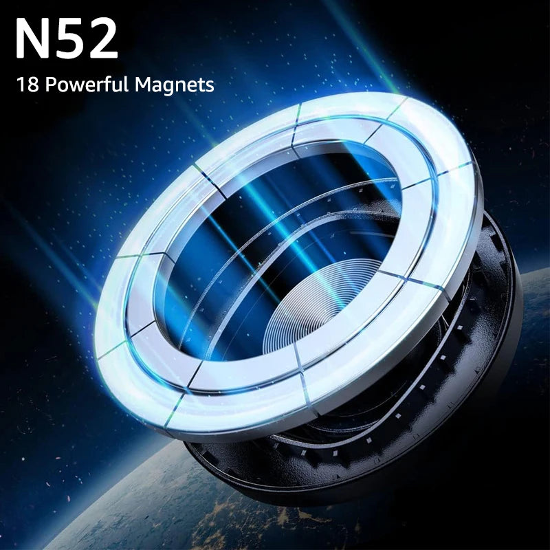 Magnetic Car Phone Mount with 360° Rotation