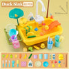 Juego de Fregadero de Cocina Interactivo para Niños con Agua Corriente
