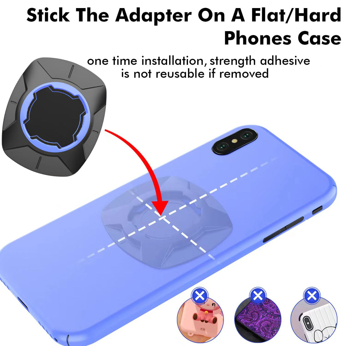 Anti-Shake Motorcycle Phone Mount with Vibration Dampener