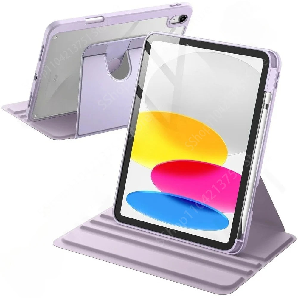 Premium Multi-Angle Stand Case for iPad with Pencil Holder