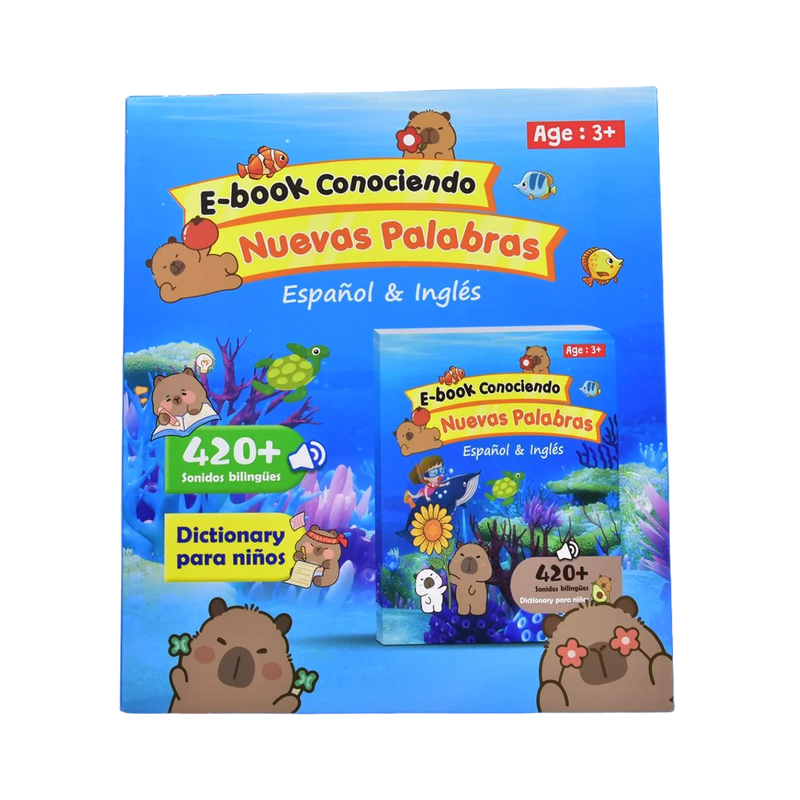 Bilingual Spanish-English Interactive Learning Book for Kids