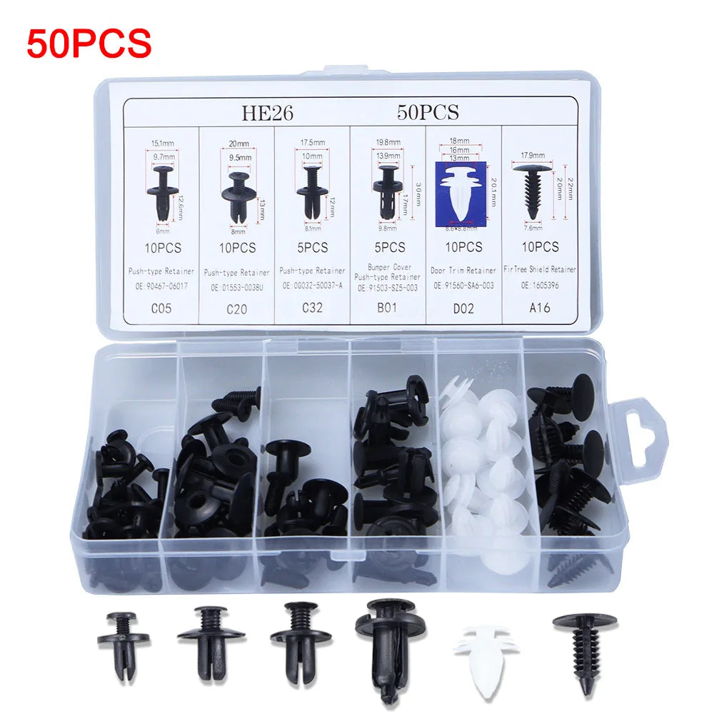 Versatile Automotive Clip and Fastener Assortment Kit