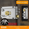 Stainless Steel Exterior Door Lock with 5 Keys