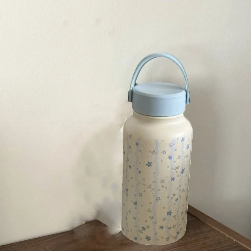 900ml Stainless Steel Insulated Travel Tumbler with Leak-Proof Lid and Straw