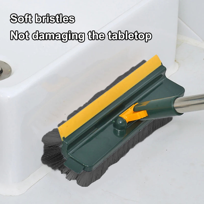 180° Rotating Long Handle Floor Scrub Brush