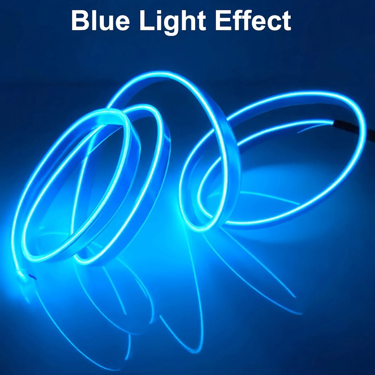 USB Powered EL Wire Ambient Light Strip for Car Interior