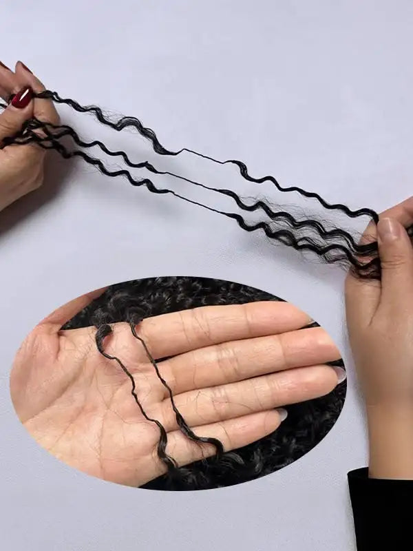 Burmese Curly Feather Hair Extensions