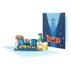 3D Pop-Up Father's Day Greeting Card with Notecard