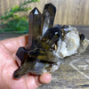 Natural Citrine & Smoke Quartz Crystal Cluster
