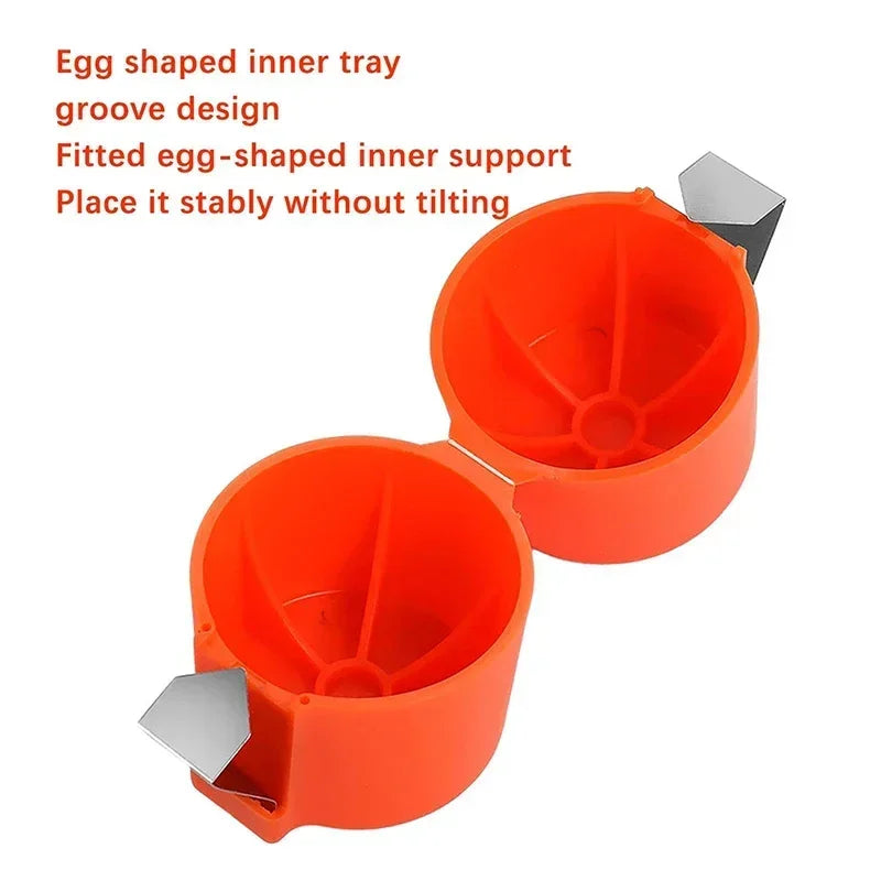 Set von 3 tragbaren Eierschalenöffnern
