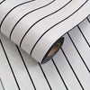 Roll of extra thick 3D wood grain self-adhesive wallpaper with black stripes rolled up