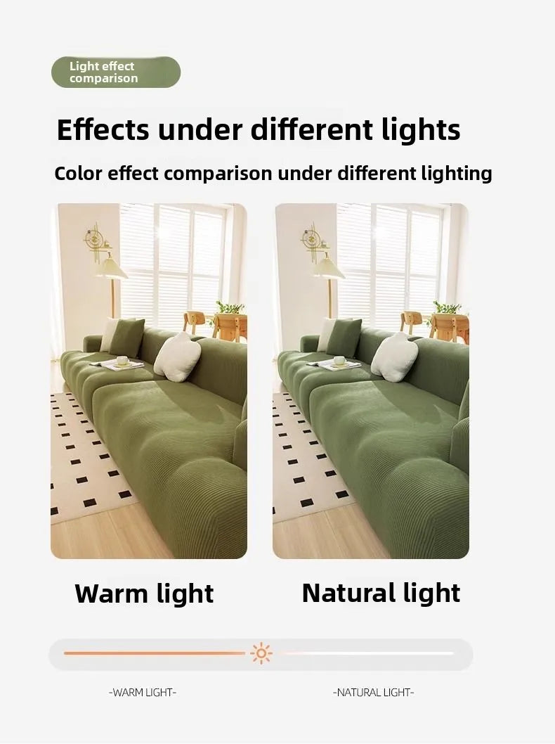 Elastic Stretch Sofa Cover with Non-Slip Backing