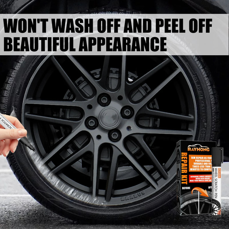 Black Alloy Wheel Scratch Repair Pen Kit