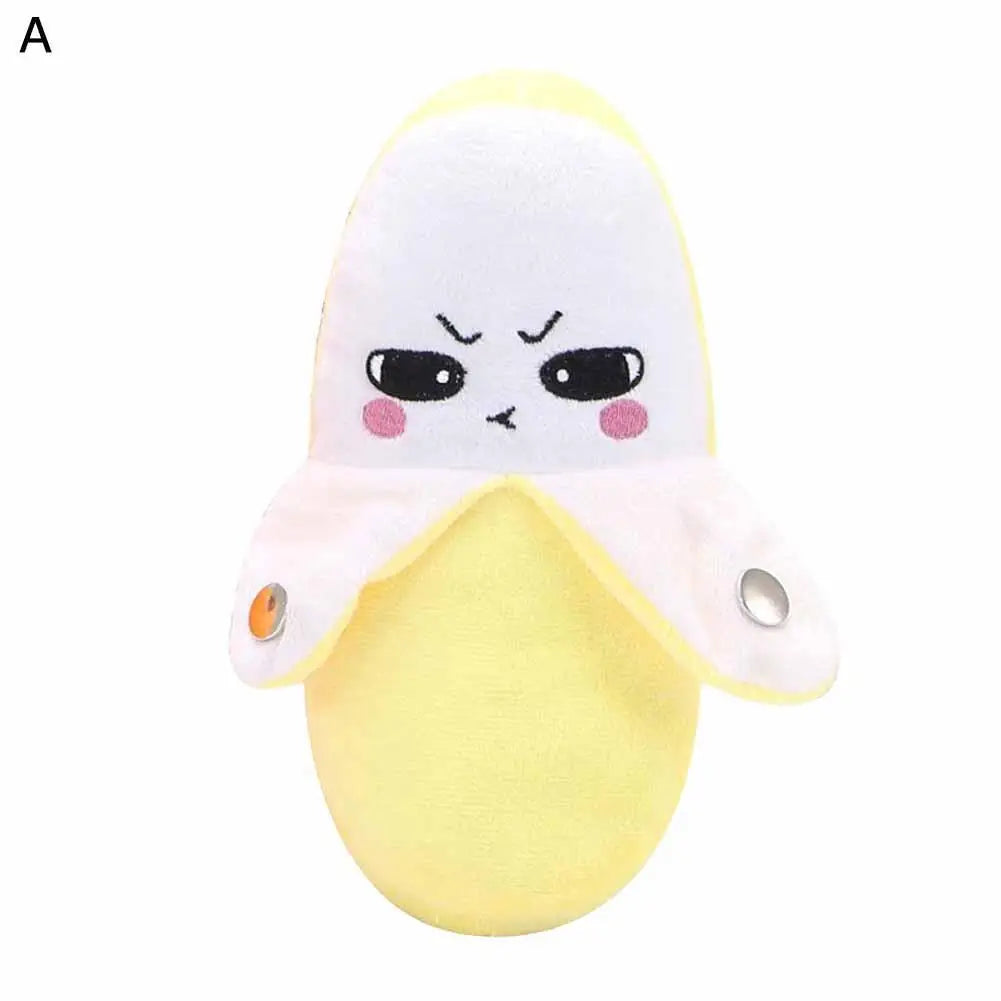Banana Rhythm Sensing Plush Toy for Kids