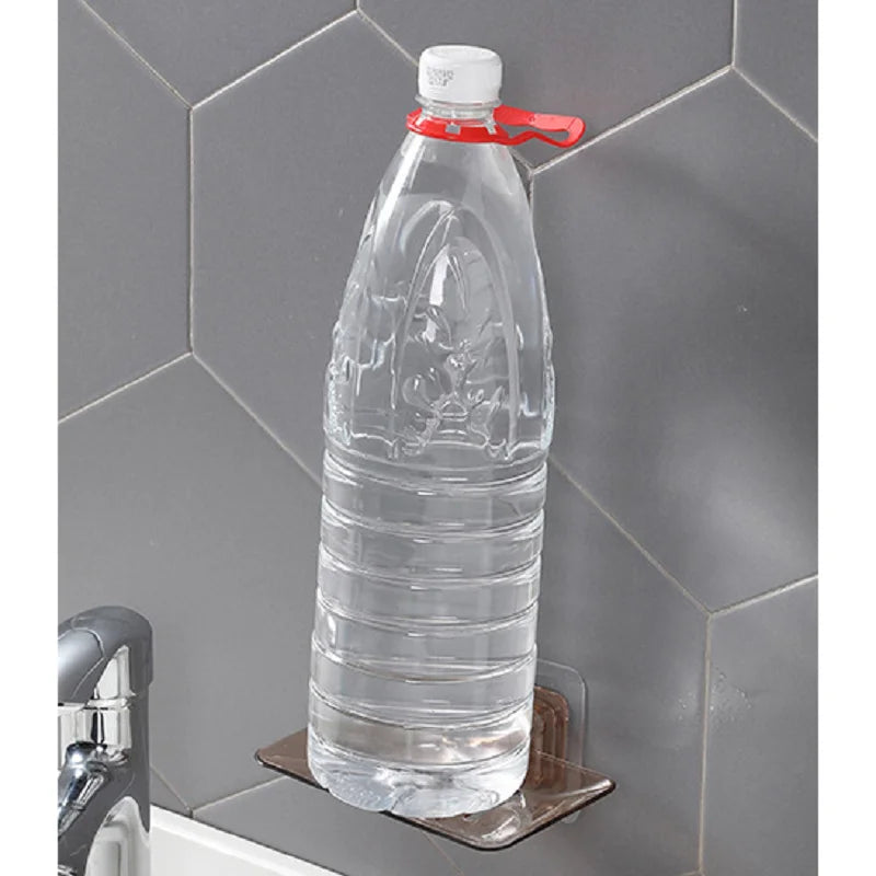 No-Drill Adhesive Soap Holder with Drainage Tray